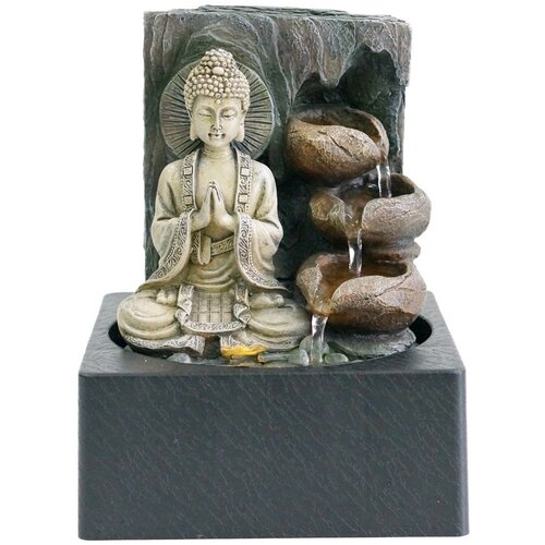 Signes Grimalt Kipci in figurice Buddha Fontana S Svetlobo Siva Slike