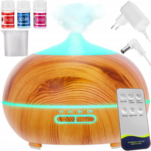  LED RGB vlažilec zraka difuzor 400ml + daljinski upravljalec in eterična olja Cene