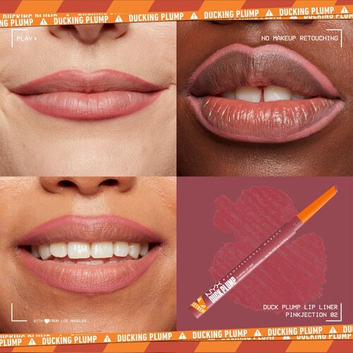 NYX Professional Makeup Duck Plump Plumping Lip Liner črtalo za ustnice 0.33 g odtenek 02 Pinkjection Slike