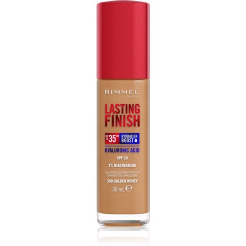 Rimmel London Lasting Finish 35H Hydration Boost vlažilni tekoči puder SPF 20 odtenek 350 Golden Honey 30 ml Cene