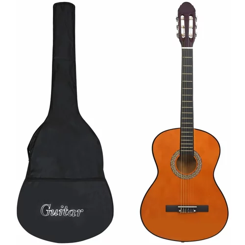 vidaXL Klasična kitara za začetnike s torbo 4/4 39", (20969958)