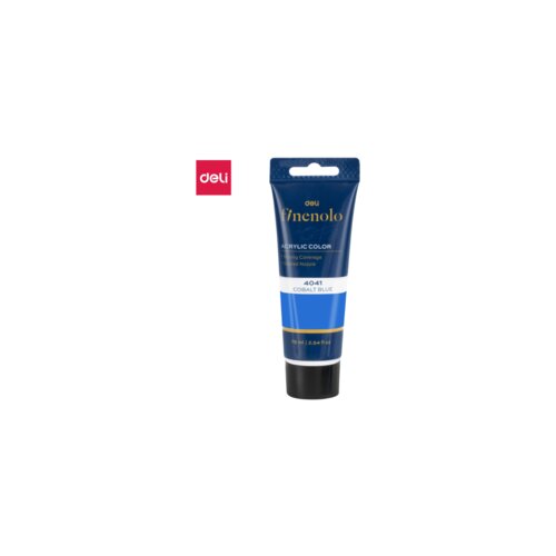 Deli AKRILNA BOJA U TUBI KOBALT PLAVA 75ml EC75-CB Slike