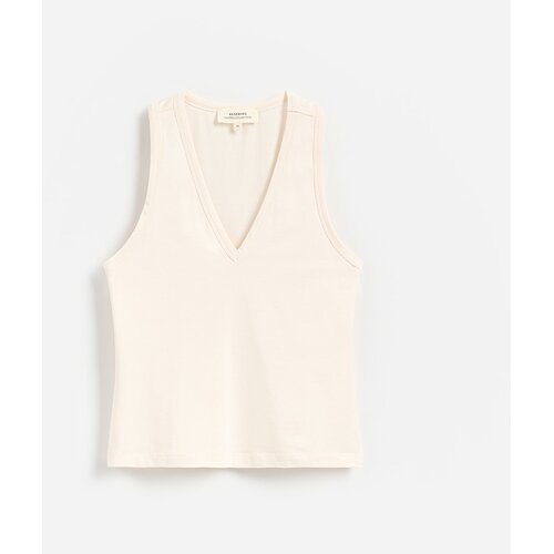 Reserved Bluza s liocelom - krem Cene