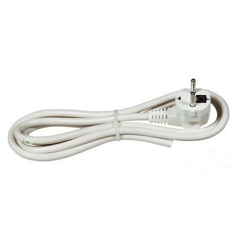 Commel Priključni kabel 2 m, 3x1,5 mm&amp;sup2;, H05VV-F, bijeli Slike