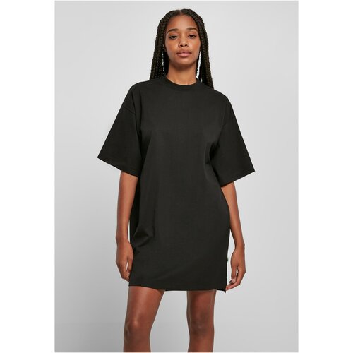 UC Ladies Women's Organic Heavy Oversized T-Shirt Dress Black Slike