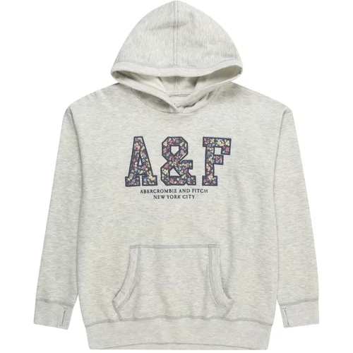 Abercrombie & Fitch Sweater majica svijetložuta / siva melange / ružičasta / crna