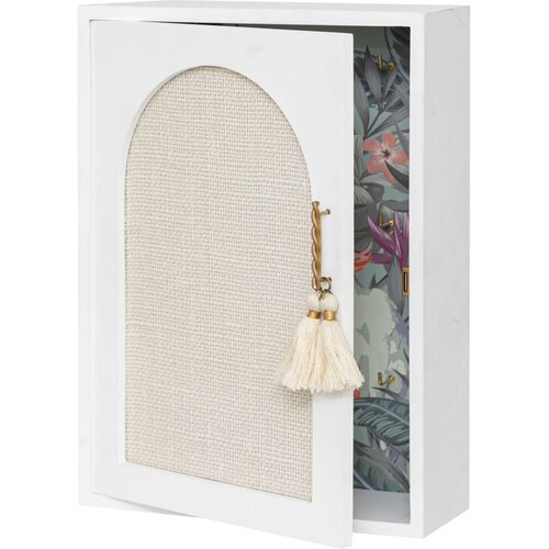 Atmosphera ORMARIĆ ZA KLJUČEVE S OGLEDALOM 28X20 MDF BIJELA Cene