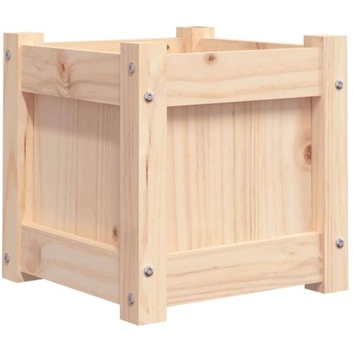 VidaXL Vrtna sadilica 31 x 31 x 31 cm od masivne borovine Slike
