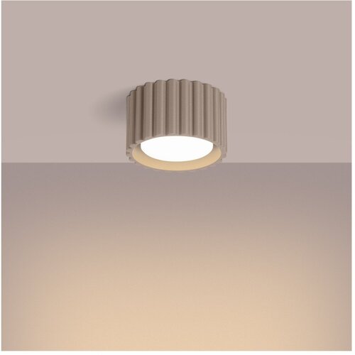 Sollux Smeđe-sivi metalni reflektor &amp;oslash; 10 cm Zora &amp;ndash; Slike