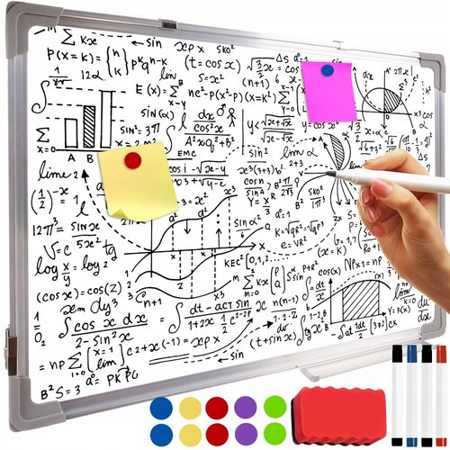 Kruzzel Magnetna tabla bri&scaron;i pi&scaron;i 60x40cm + markerji magneti in gobica, (22070954) Cene
