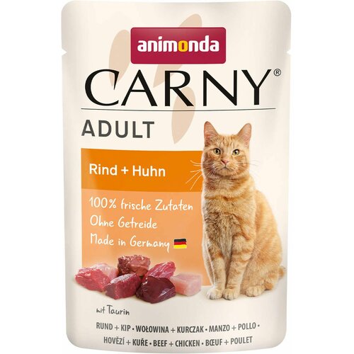 animonda Carny a carny mačka adult vrećice govedina i piletina 85g Slike