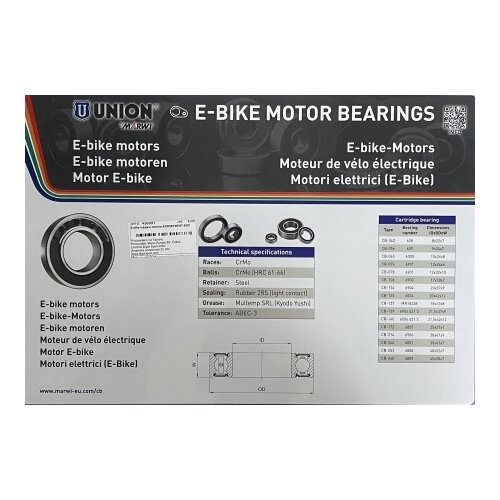  Union e-bike ležajevi motora assortment box ( 436991 ) Cene