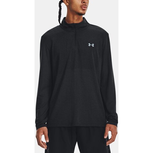 Under Armour T-Shirt UA SEAMLESS STRIDE 1/4 ZIP-BLK - Men Slike