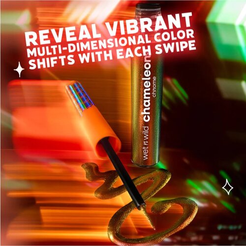 Wet&amp;#039;n wild Chameleon Chrome Liquid Eyeliner holografski tu&amp;scaron; za oči nijansa Turbo Dream 2.7 ml Slike