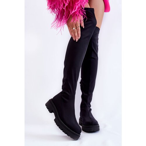 Kesi Women's Boots Over The Knee Black Brinna Cijene