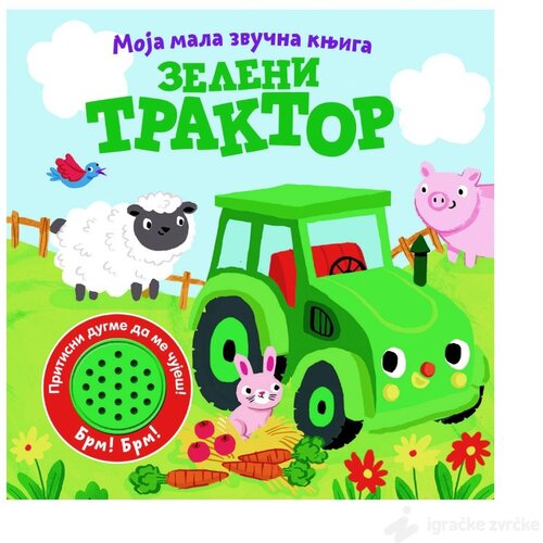 VULKAN Knjige za decu Zvučna knjiga ZELENI TRAKTOR Slike