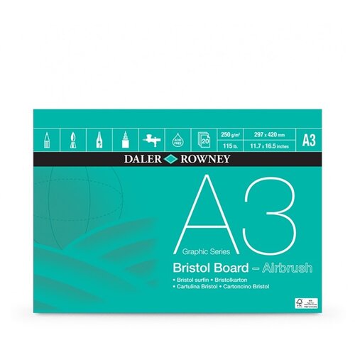  Skicirka Bristol A3, 250g, 20 listna, (20631413) Cene