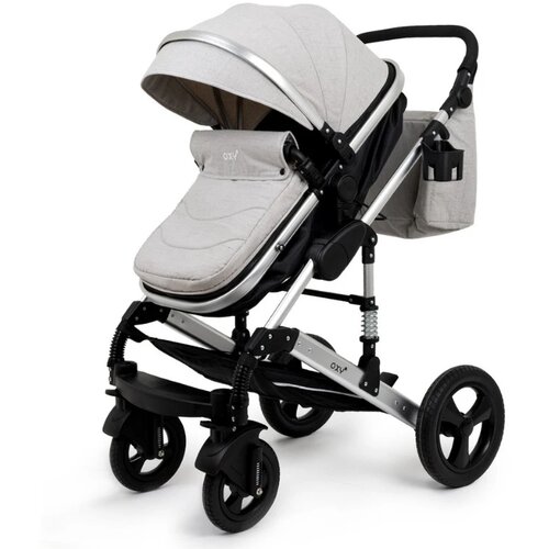 Jungle kolica za bebe 2u1 Oxy Grey Melange, 0m+ Cene