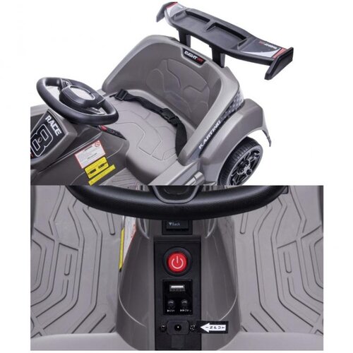  Automobil na akumulator go kart f1 je1199 grey (BCK0335) Slike
