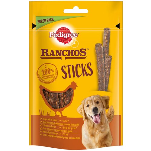 Pedigree Ranchos Sticks - Varčno pakiranje: pi&amp;scaron;čančja jetra 3 x 60 g Slike