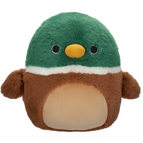 Squishmallows skuishmallovs divlja patka, 30cm, smeđe-zelena Cene
