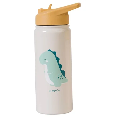 Saro Baby Thermos Bottle with Straw termosica sa slamkom Sand 500 ml