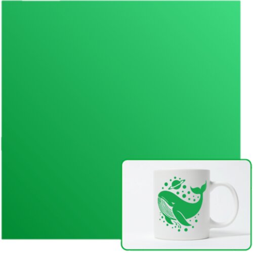 Bambu Lab Matte Removable Vinyl - Green Slike