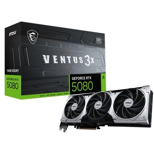 MSI SVGA RTX5080 Ventus 3X Plus OC 16GB GDDR7 Cene