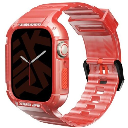 Skins skinarma pas + etui saido 2V1 za apple watch 45/44MM rdeča/rdeča, (21969004) Cene