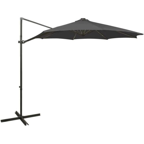  Vrtni senčnik z LED lučkami antraciten 300 cm, (20609096) Cene