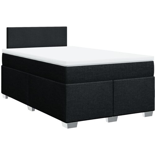 Maison Chic Box spring postelja - Vzmetna postelja z vzmetnico črna 120x190 cm blago SL24668, (21879266) Cene