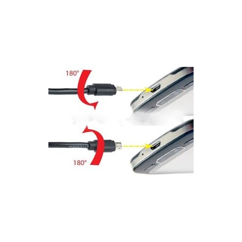  USB 2,0 kabal 1.8m, dvostrani micro USB konektor, GEMBIRD CCB-USB2-AMmDM-6 Cijene