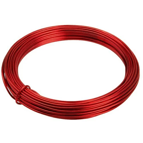 CONACORD Žica (Ø x D: 1,6 mm x 12 m, Aluminij, Crvene boje)