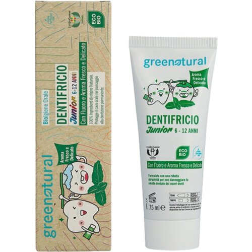 Greenatural Zobna pasta Junior - 75 ml Cene