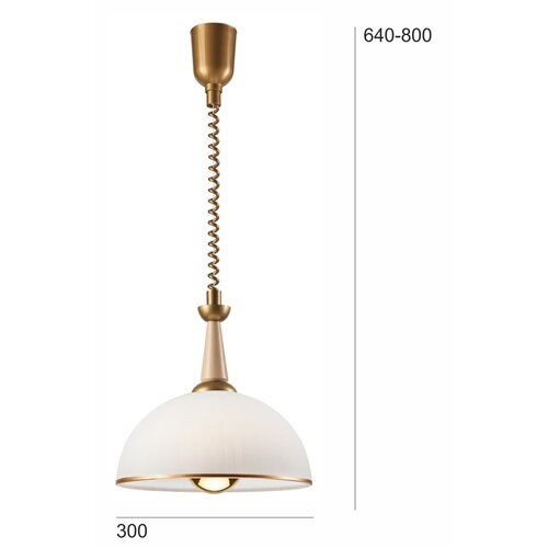 LAMKUR Podesivi luster CHIARA 1xE27/60W/230V bež/bukva Slike