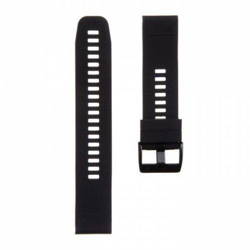 Onasi Silikonski pa&amp;scaron;ček za uro 26 mm - Quick Fit - Fenix 5x / 6x - črn Slike