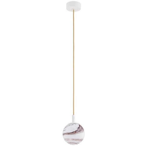  Argon 8451 - Luster na sajli ALMIROS 1xE14/7W/230V, &Oslash; 12 cm, alabaster bela/zlatna Cene