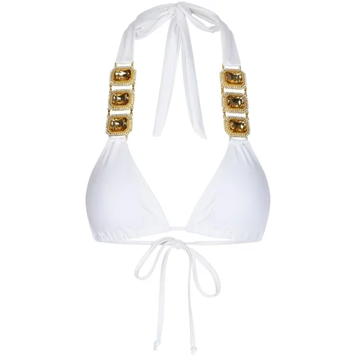 Moda Minx Bikini gornji dio 'Boujee' zlatna / bijela