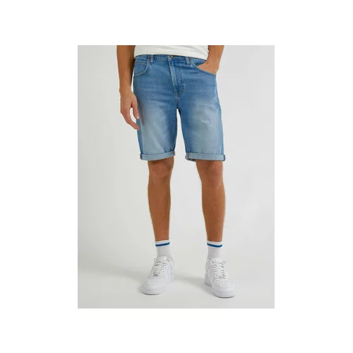 Lee Jeans kratke hlače 5 Pocket L73MMWFO Modra Regular Fit