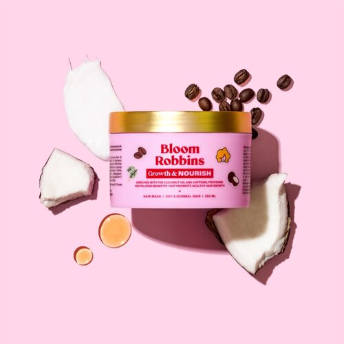 Bloom Robbins Growth &amp;amp; Nourish hranilna maska za lase za vse tipe las 250 ml Slike