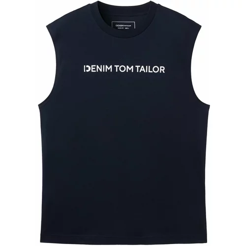 Tom Tailor Majica mornarsko plava / bijela