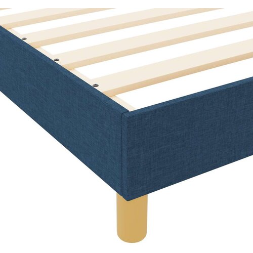 Krov krevet plava 120x200 cm tkanina Slike