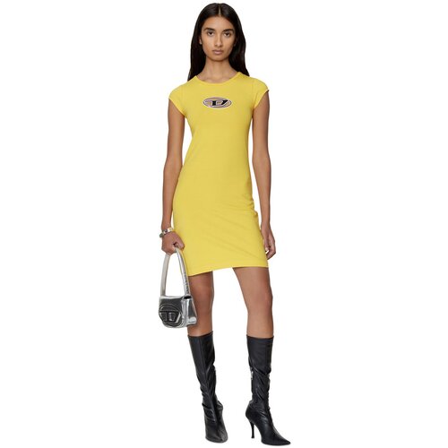 Diesel Dress - D-ANGIEL DRESS yellow Slike