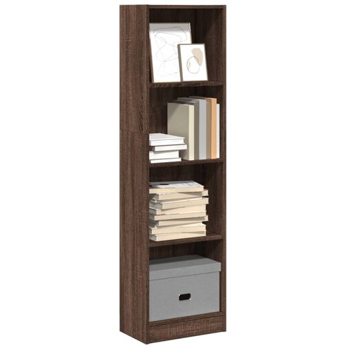 VidaXL Regal za knjige boja hrasta 40x24x143 cm konstruirano drvo Slike