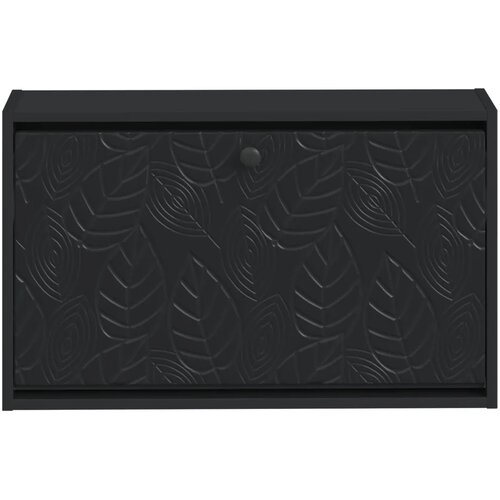  Ormar za cipele na zidu DELFT 71 x 17 x 43 cm Konstruirano drvo - Crna Slike