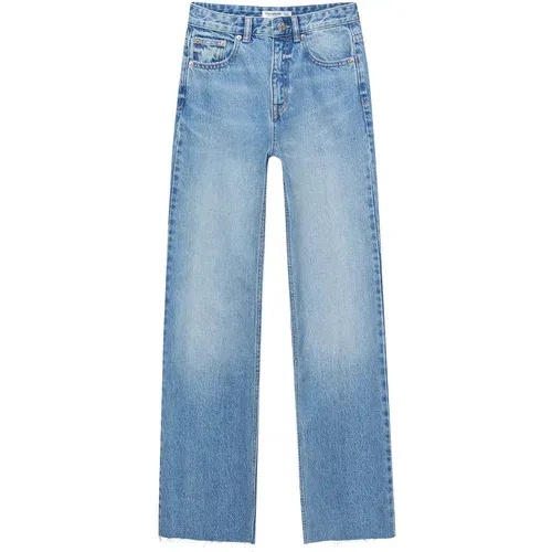 Pull&Bear Kavbojke moder denim