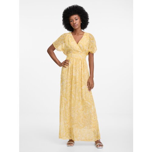 Orsay Yellow Women's Maxi Dress - Women's Cene