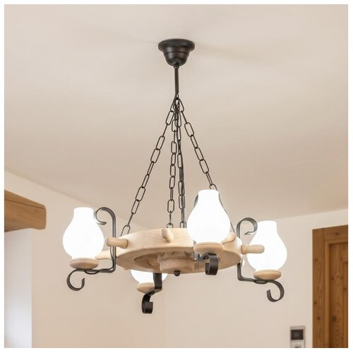Brilagi Luster na lancu TIMONA 4xE14/40W/230V hrast Cene