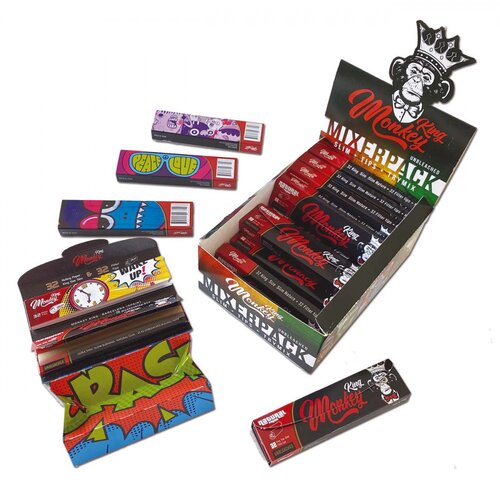 Monkey king mixerpack, papirčki + filtri + pladenj Cene