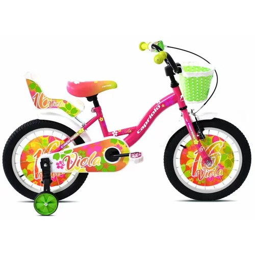 Capriolo bicikl BMX 16HT VIOLA pink green